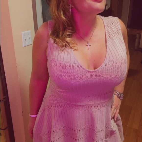 BCBGMaxAzria Blush Pink Mini Dress - Picture 9 of 10